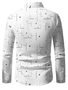 Men’s Shirt with Geometrical Pattern – Breathable Long Sleeve Style