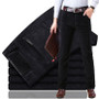 Men’s Thick Corduroy Pants – Winter Casual Slim Fit Trousers