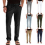 Men’s Trousers Loose Oversized Style – Stretch Casual Pants with Elastic Waist