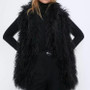Women’s Faux Fur Vest – Cozy Fluffy Sleeveless Outerwear