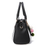 Women’s Color Block Handbag Faux Leather – Elegant Top Handle & Crossbody Design