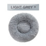 Donut Dog Bed Fluffy Long Plush Pet Bed – Warm & Calming Cushion