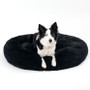 Donut Dog Bed Fluffy Long Plush Pet Bed – Warm & Calming Cushion