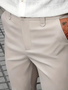 Men’s Slim Fit Dress Pants Tailored High Waist Design