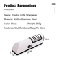 Electric Knife Sharpener – USB Rechargeable Automatic Fast Sharpening Tool