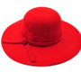 Women’s Floppy Fedora Hat Vintage Wide Brim Felt Bowknot Style