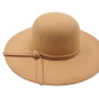 Women’s Floppy Fedora Hat Vintage Wide Brim Felt Bowknot Style