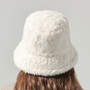 Fluffy Bucket Hat – Women’s Plush Sherpa Fleece Lined Winter Cozy Style