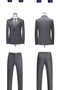 Striped Suit – Men’s 2 Piece Slim Fitting Double-Breasted Pinstripe