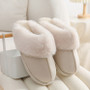 Women’s Fluffy Fur Slippers – Warm Plush Memory Foam House Shoes