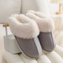 Women’s Fluffy Fur Slippers – Warm Plush Memory Foam House Shoes