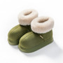 Women’s Bootie Slippers – Thick Sole Cotton Plush Fur Ankle Boots