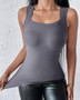 Shapewear Vest with Build in Bra – Women’s U-Neck Stretch Slim Fit Tank Top