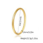 Stainless Steel Bangle Bracelet – Women’s Minimalist Gold Design