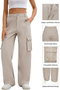 High Waisted Cargo Pants Women – Stylish Wide-Leg Multi-Pocket Design