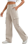 High Waisted Cargo Pants Women – Stylish Wide-Leg Multi-Pocket Design