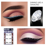 Diamond Glitter Eyeliner Stickers – Self-Adhesive and Reusable for Easy Glam - Visible Variety