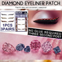 Diamond Glitter Eyeliner Stickers – Self-Adhesive and Reusable for Easy Glam - Visible Variety