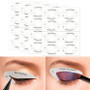 Reusable Makeup Stencil Stickers for Perfect Eyeliner & Eyeshadow Application - Visible Variety
