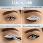 Reusable Makeup Stencil Stickers for Perfect Eyeliner & Eyeshadow Application - Visible Variety