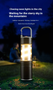 LED Camping Flashlight 2-in-1 Lantern for Hiking, Fishing & Outdoor Adventures