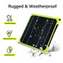 Foldable Solar Panel Charger with High-Efficiency Cells for Outdoor Adventures - Visible Variety