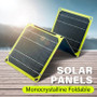 Foldable Solar Panel Charger with High-Efficiency Cells for Outdoor Adventures - Visible Variety