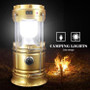Solar Rechargeable Camping Lantern for Outdoor Adventures & Emergency Use - Visible Variety