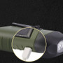 Hand Crank Emergency Flashlight with Solar Power & Rechargeable LED - Visible Variety