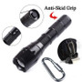 Tactical Flashlight Portable LED with Zoomable Focus for Precision Lighting - Visible Variety