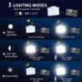 Solar Motion Sensor Flood Light 106 LED – Outdoor Security Light with Separate Solar Panel - Visible Variety