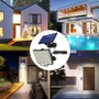 Solar Motion Sensor Flood Light 106 LED – Outdoor Security Light with Separate Solar Panel - Visible Variety