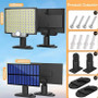 Solar Motion Sensor Flood Light 106 LED – Outdoor Security Light with Separate Solar Panel - Visible Variety