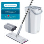 Hands Free Flat Mop and Bucket Set – Self-Squeeze Floor Cleaning System - Visible Variety