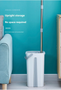 Hands Free Flat Mop and Bucket Set – Self-Squeeze Floor Cleaning System - Visible Variety