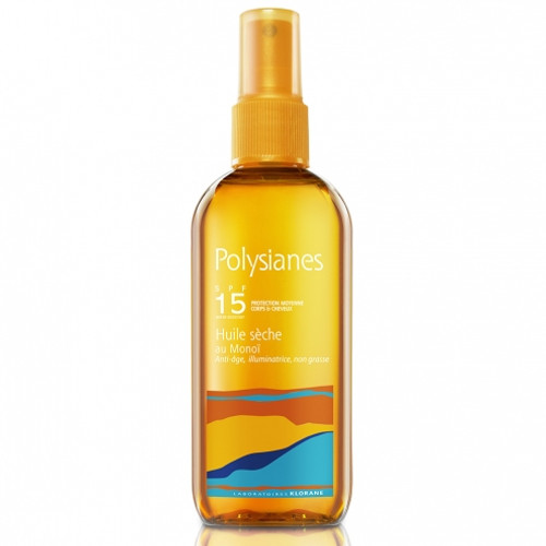 Polysianes SPF 15 aceite seco klorane proteCCión Polysianes SPF 15 aceite seco klorane proteCCión
