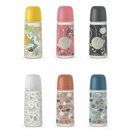 Biberón tetina silicona fisiológica suavinex flujo l 360 mL