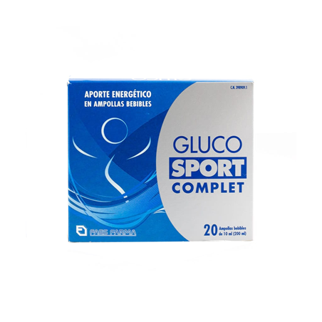 Glucosport complet 20 ampollas bebibles