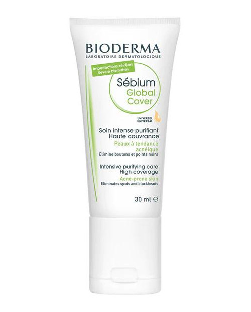 Tratamiento anti-imperfeCCiones sébium global cover 40 mL bioderma Tratamiento anti-imperfeCCiones sébium global cover 40 mL bioderma