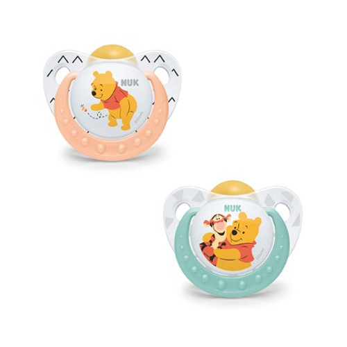 Nuk chupete latex trendline winnie the pooh 18-36 meses 2 unidades Nuk chupete latex trendline winnie the pooh 18-36 meses 2 unidades