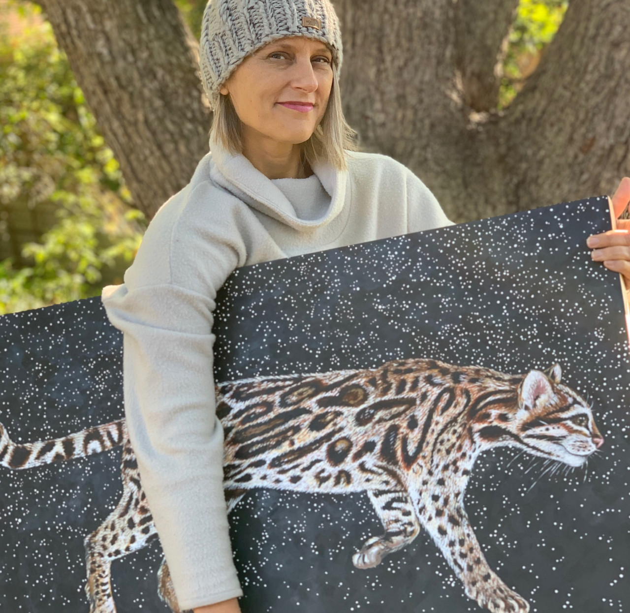 Endangered Ocelot Art Helps RAWA