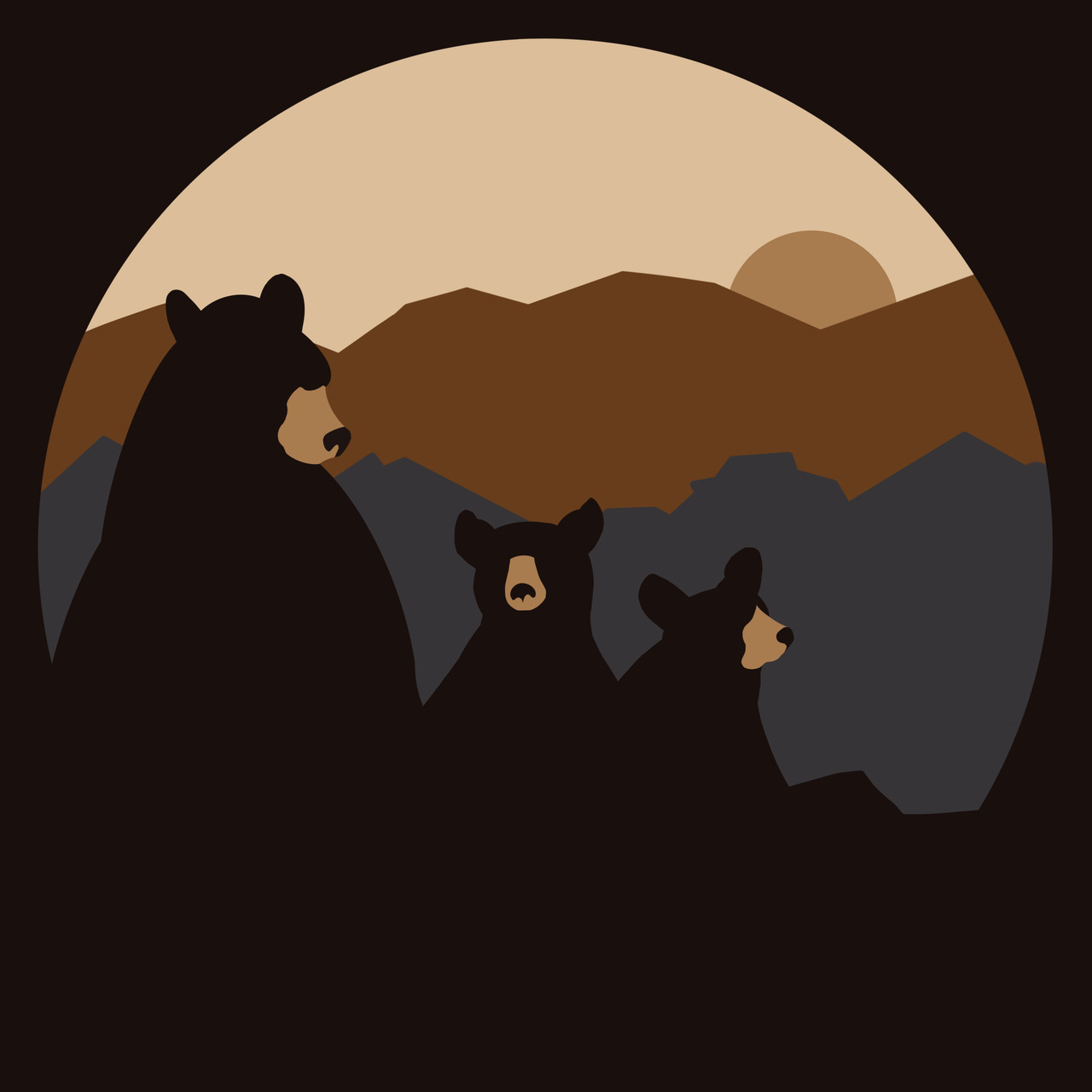 Black Bear (Ursus americanus) - Threatened Art