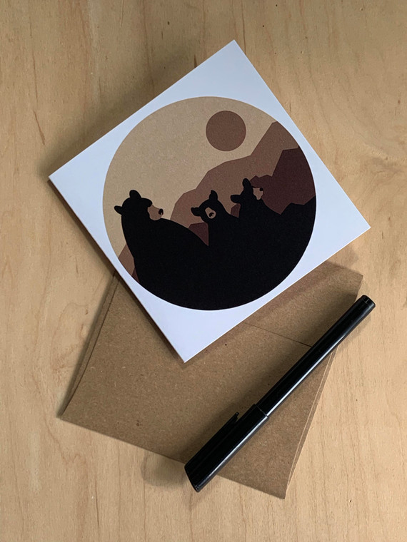 GREETING CARD | Black Bear (Ursus americanus) - Threatened
