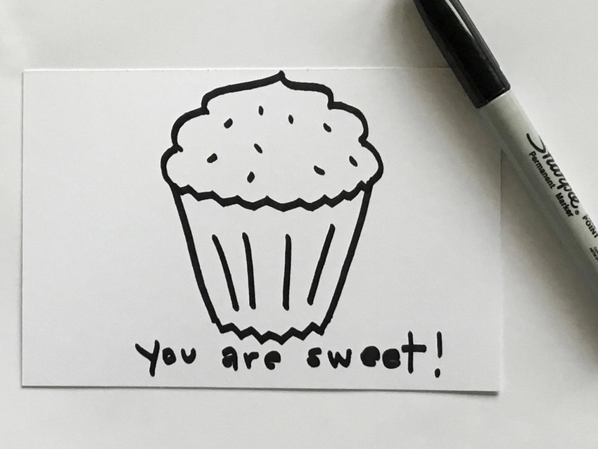 How To Draw A Cupcake (Yum!)