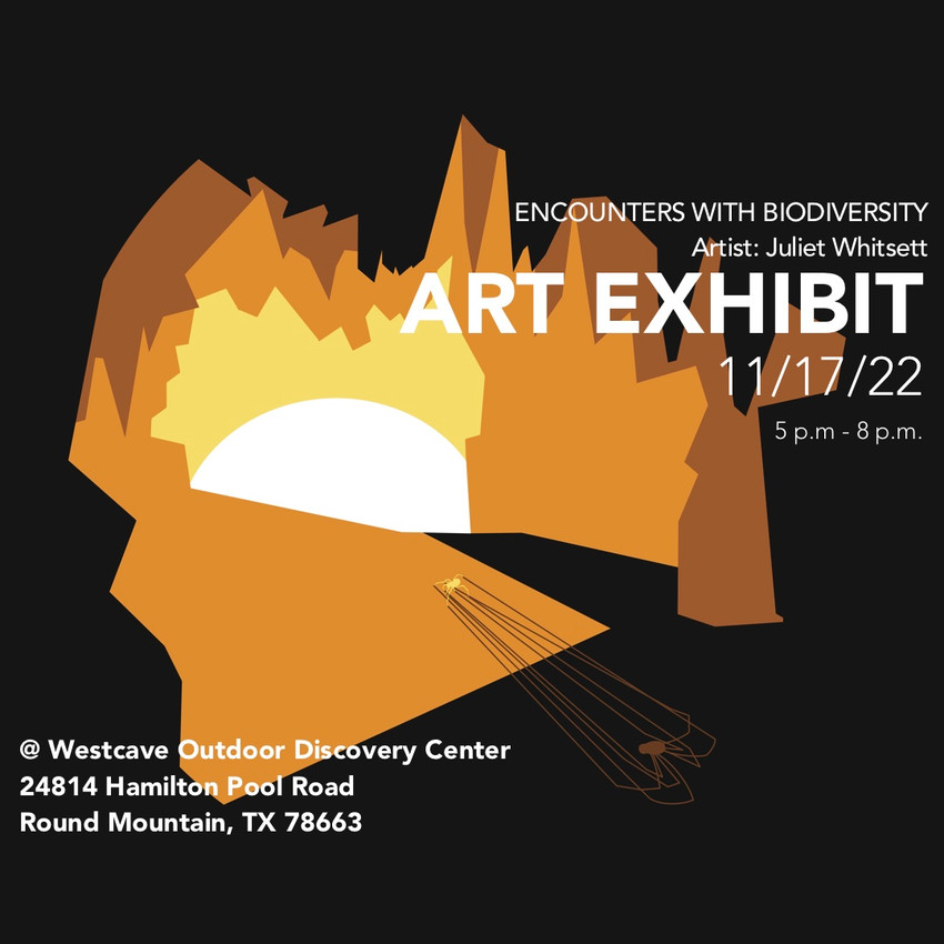 Encounters With Biodiversity Solo Art Show at Westcave Outdoor Discovery Center