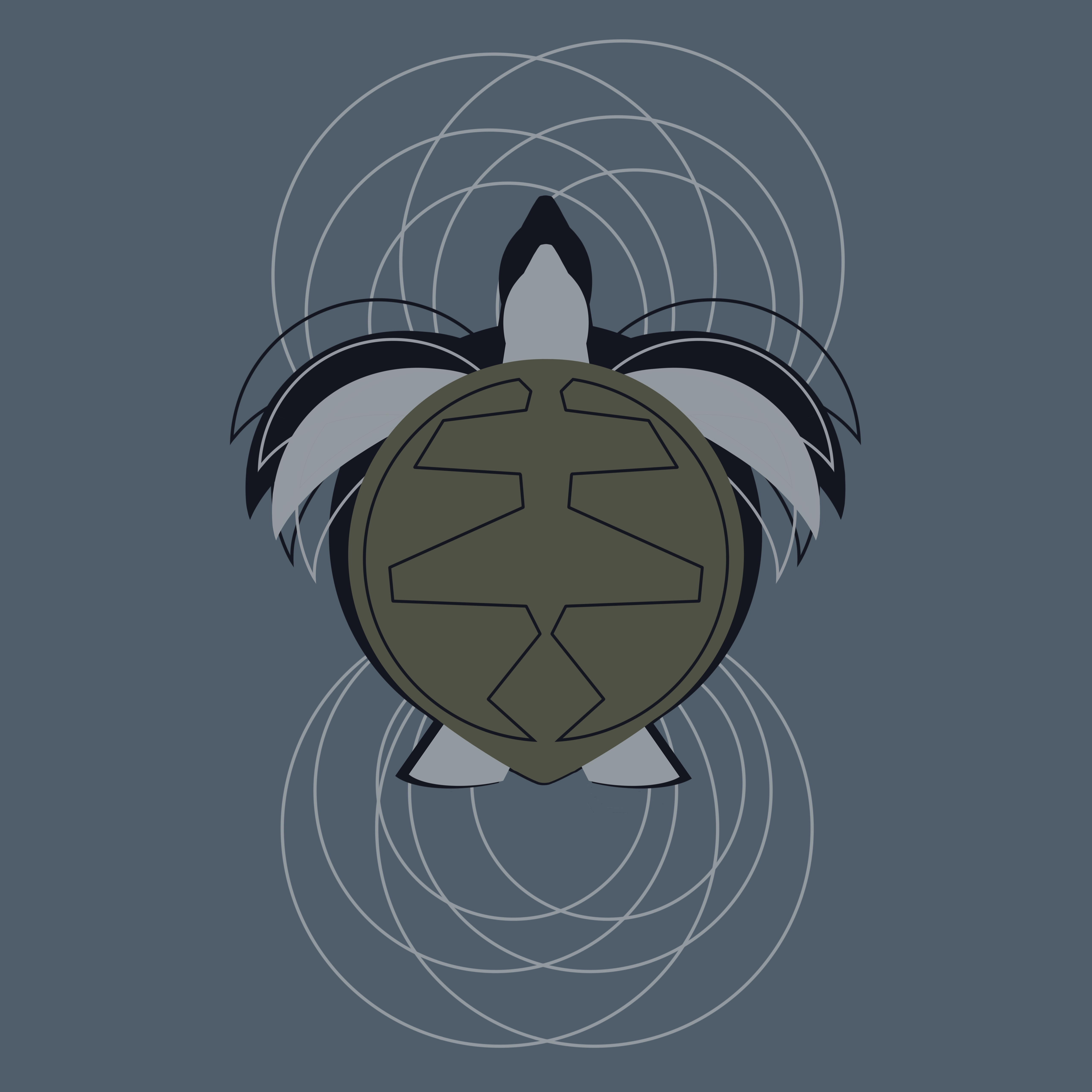 Kemp's Ridley Sea Turtle (Lepidochelys kempii) Art