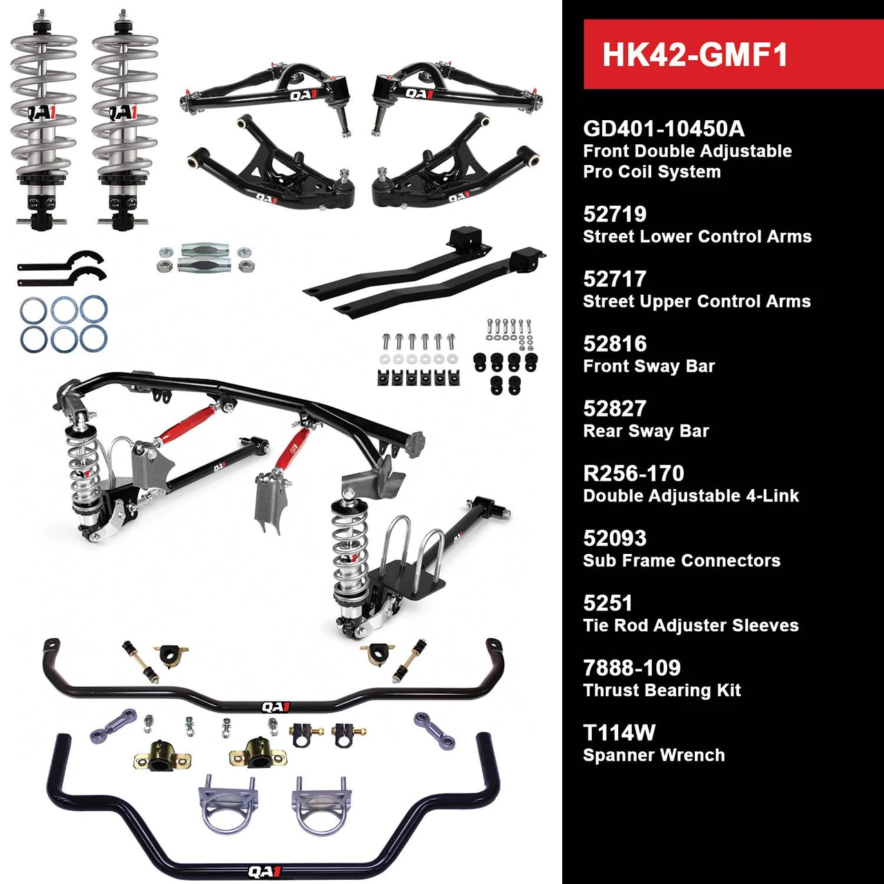 Vehicles - GM - Car - Camaro - 1967-1969 - Handling Kits - QA1