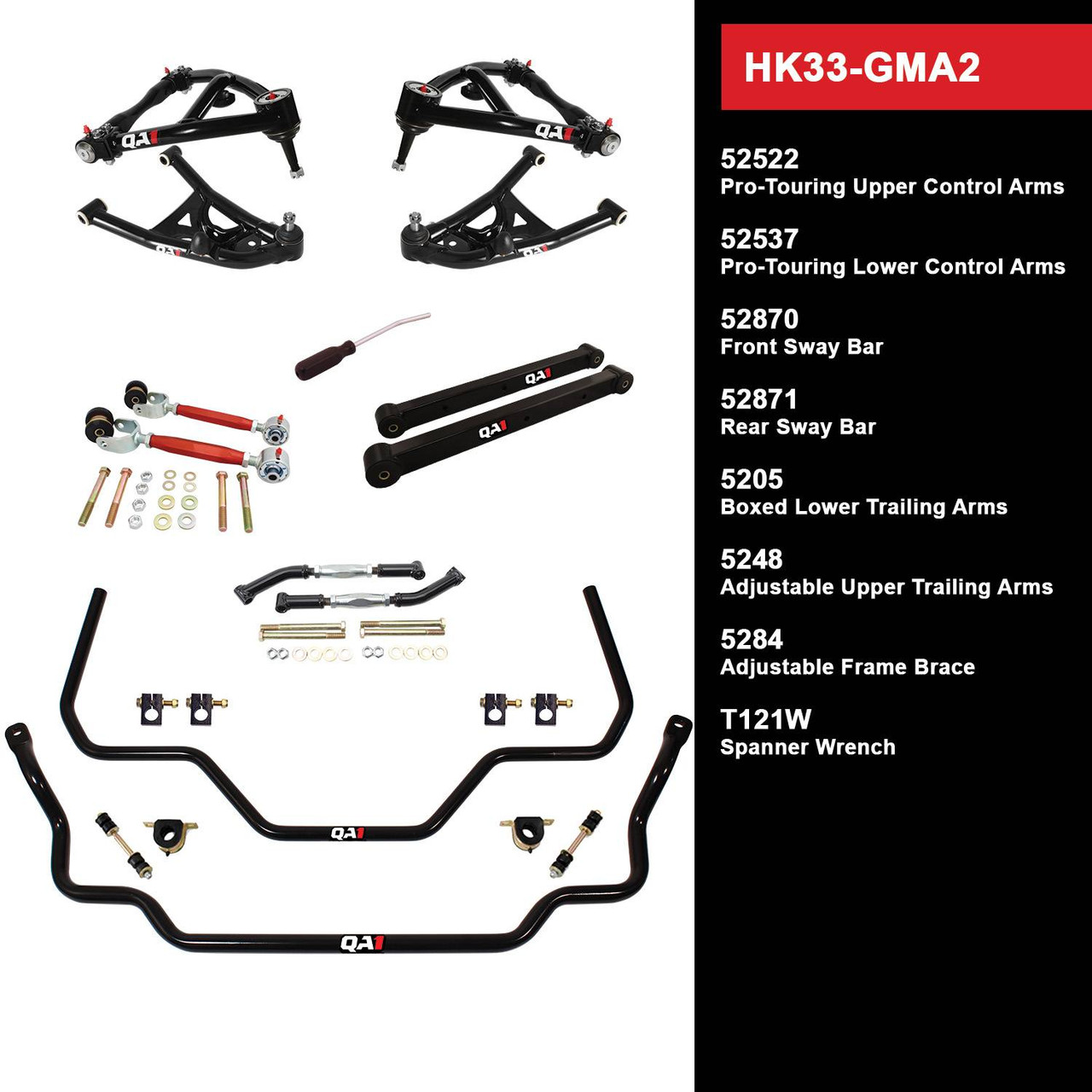 StreetGrip System For 1968-1972 GM A-Body With Big Block  No Bushings Or Bj. main image 1