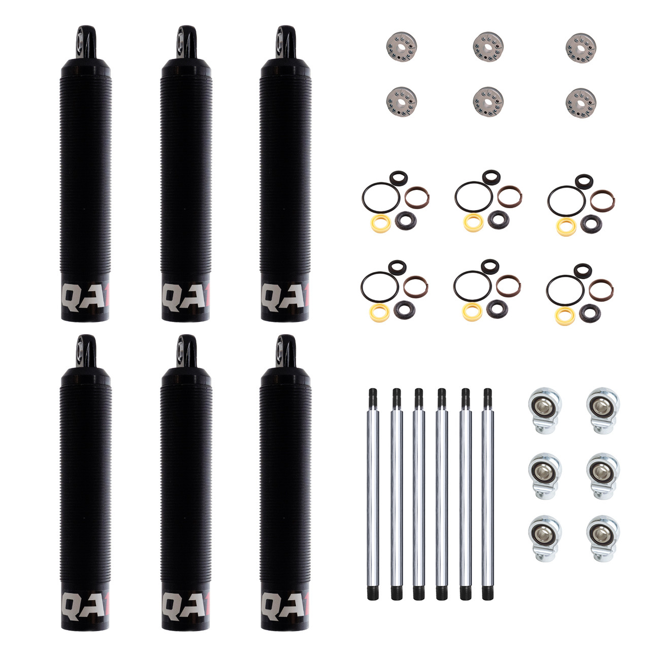 その他 Q9 6Q9-DRY-6PK 6Q Non-Adjustable Dry Shock Six Pack, Twin Tube, 9in