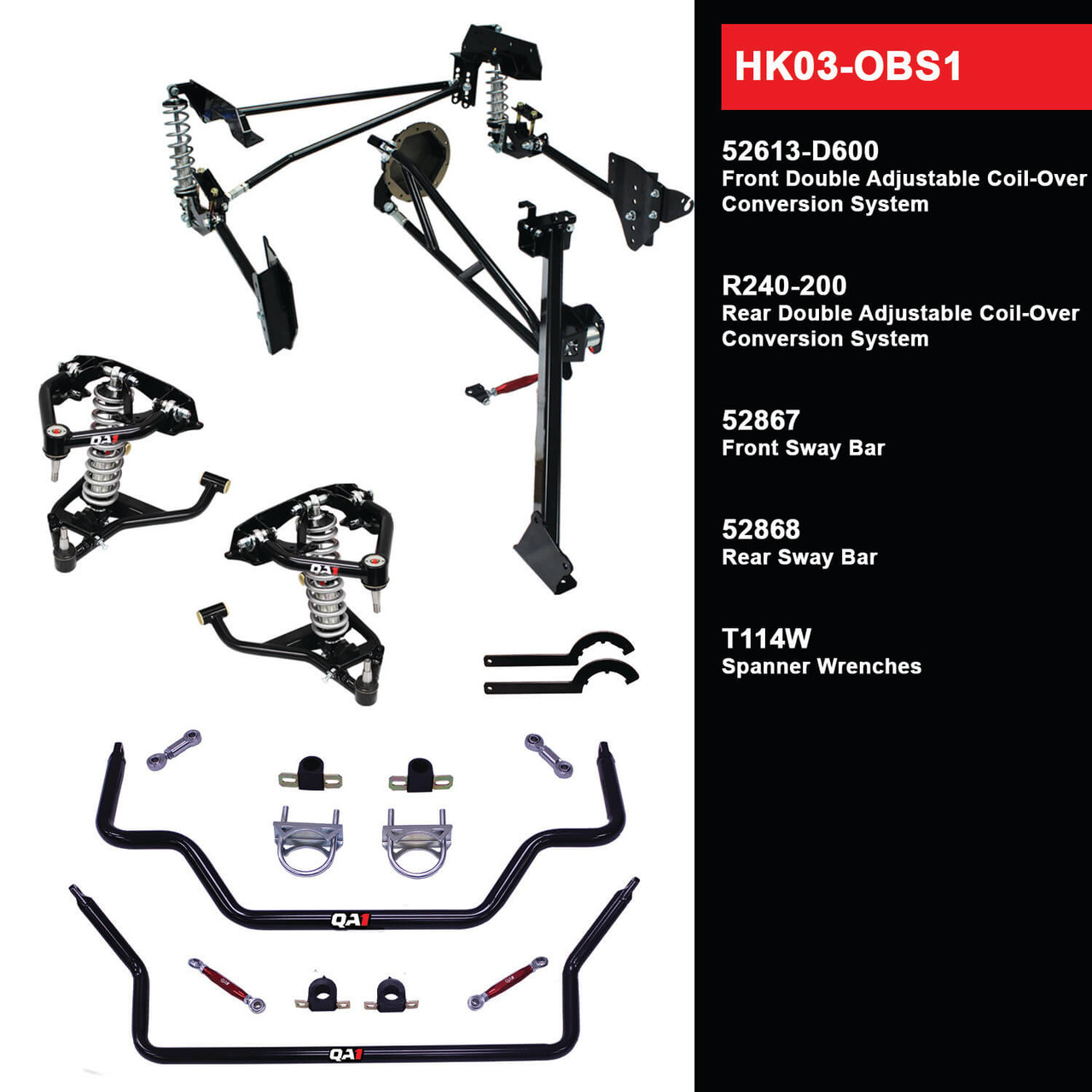 1988-1998 Chevy C1500 Full Suspension Kit | QA1